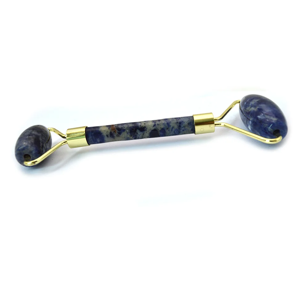 

Blue Point StoneJade Roller Massage For Facial Line Slimness Skin Care Face Massage Roller For Beauty Healthcare Product