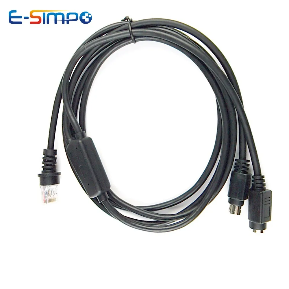 Escáner de código de barras de 2 piezas PS/2 2M(7 pies) para Honeywell metrlogic MS7120, MS5145, MS9590, MS9540, MS9520, MS9535, MS1690, Cable de cuña KB
