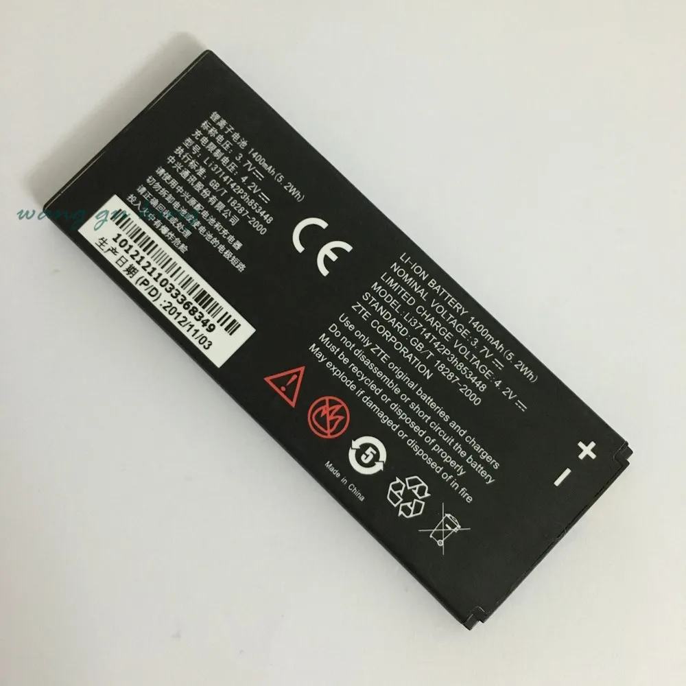 New 100% Original 1400mah Battery For Li3714T42P3H853448 For ZTE Battery