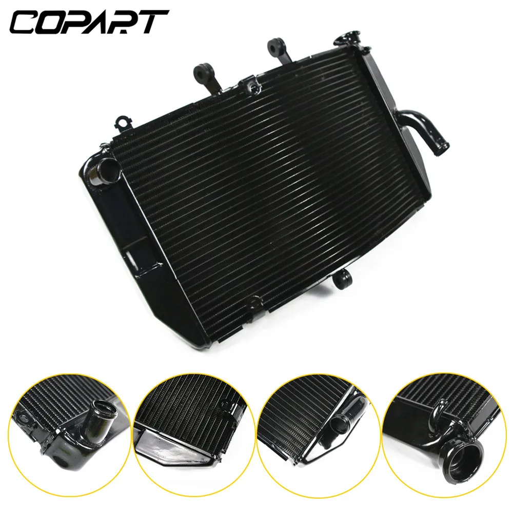 For Honda CBR600RR CBR600RR F5I CBR600RR F5 2003 2004-2006 Motorcycle CNC Engine Radiator Oil Cooler Cooling Water Tank Black