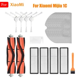 Main Brush Side Brush HEPA Filter Parts For XiaoMi Mijia 1C 1T STYTJ01ZHM Mop Cloth Robot Vacuum Cleaner Replacement Accessories