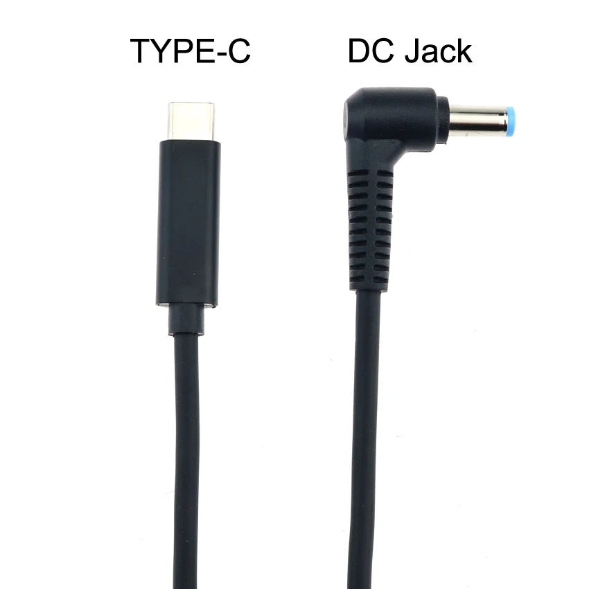 YuXi USB Type-C to DC 5.5*2.1 5.5*2.5 4.5*3.0 7.4*5.0 4.0*1.7 mm Square Male Plug Jack PD Power Charger Adapter Connector Cable