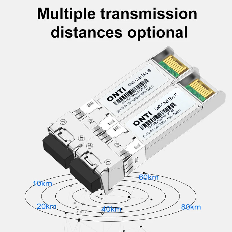 Imagem -05 - Módulo Onti-fibra Ótica Único Modo 10g Bidi sm lc Wdm Sfp Mais 1270 1330nm 1080km Compatível com Interruptor de Cisco