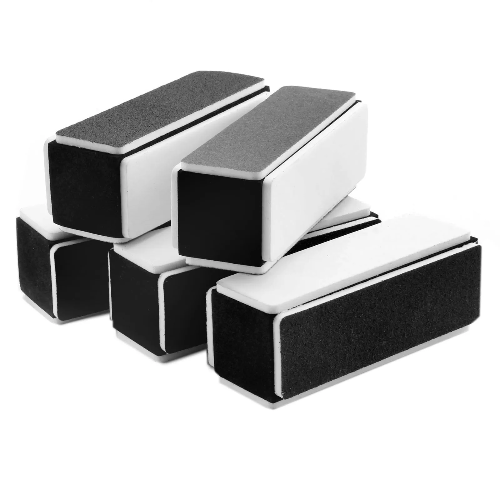 

dophee 5Pcs Professional Nail File Blocks Sanding Polishing Buffers 4 Way Sponge Buffer Polishing Block Grit 3000 400 240