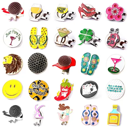 Recién llegado, marcador de Golf, Clip para sombrero de Golf, marca de Golf de aleación magnética para deporte de pelota de Golf