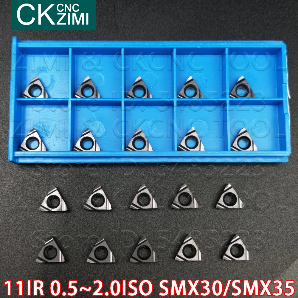 11IR 0.5ISO 0.75ISO 1.0ISO 1.25ISO 1.5ISO 1.75ISO 2.0ISO 2.5ISO SMX30 SMX35 Interne Buitendraad Draaiwisselplaten Cnc Gereedschap