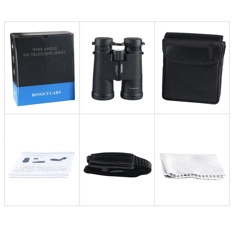 Baigish 10x42 Binoculars Long Range Professional Waterproof  Telescopes Fogproof Nitrogenfilled Bak4 Prism Original - view 6