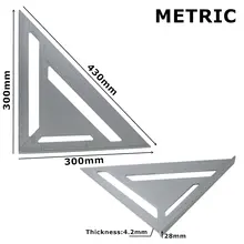 Triangle ruler and protractor 7/12 inch #5