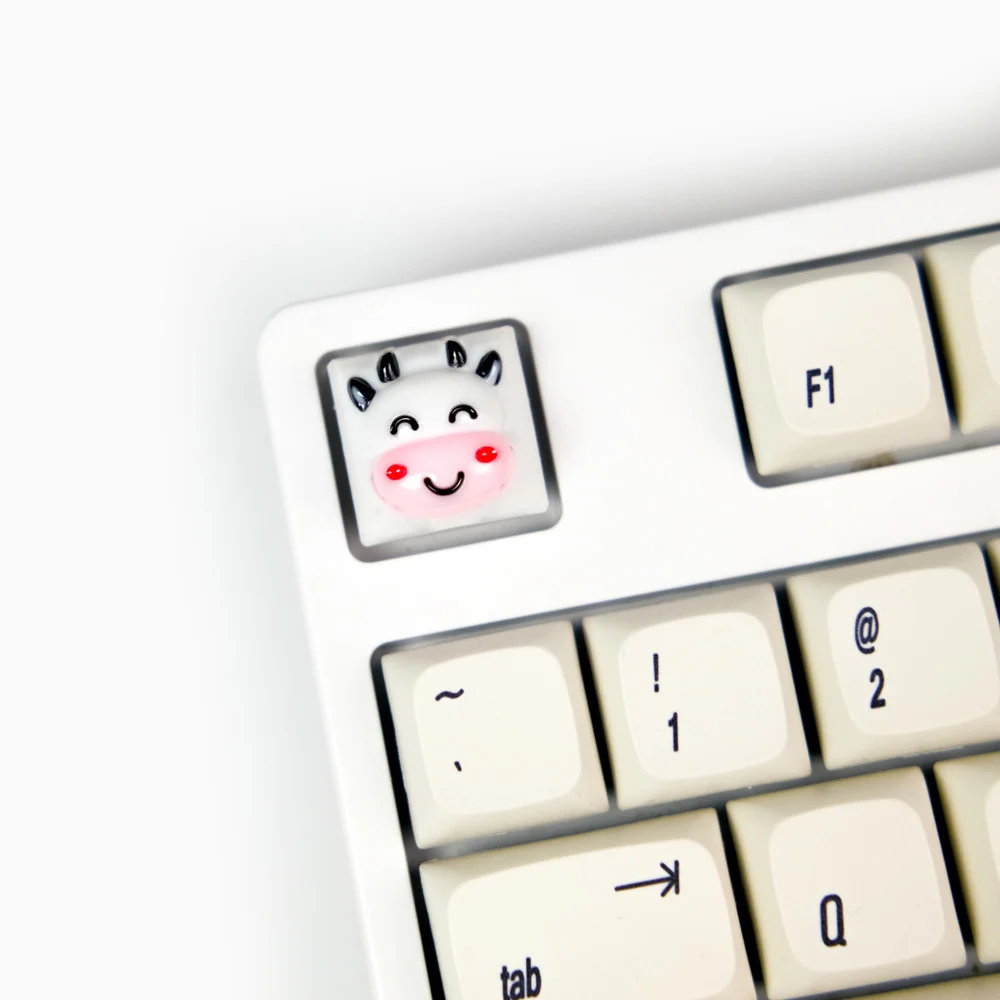 1 Piece Manual Resin Key Cap Mechanical Keyboard Personalized Lovely Keycaps For MX Switch