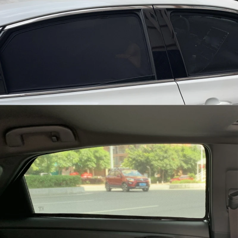 Magnetic Car Window Sunshield Sunshade Gauze Mesh Protection Cover For Toyota Avalon 2019 Car Styling