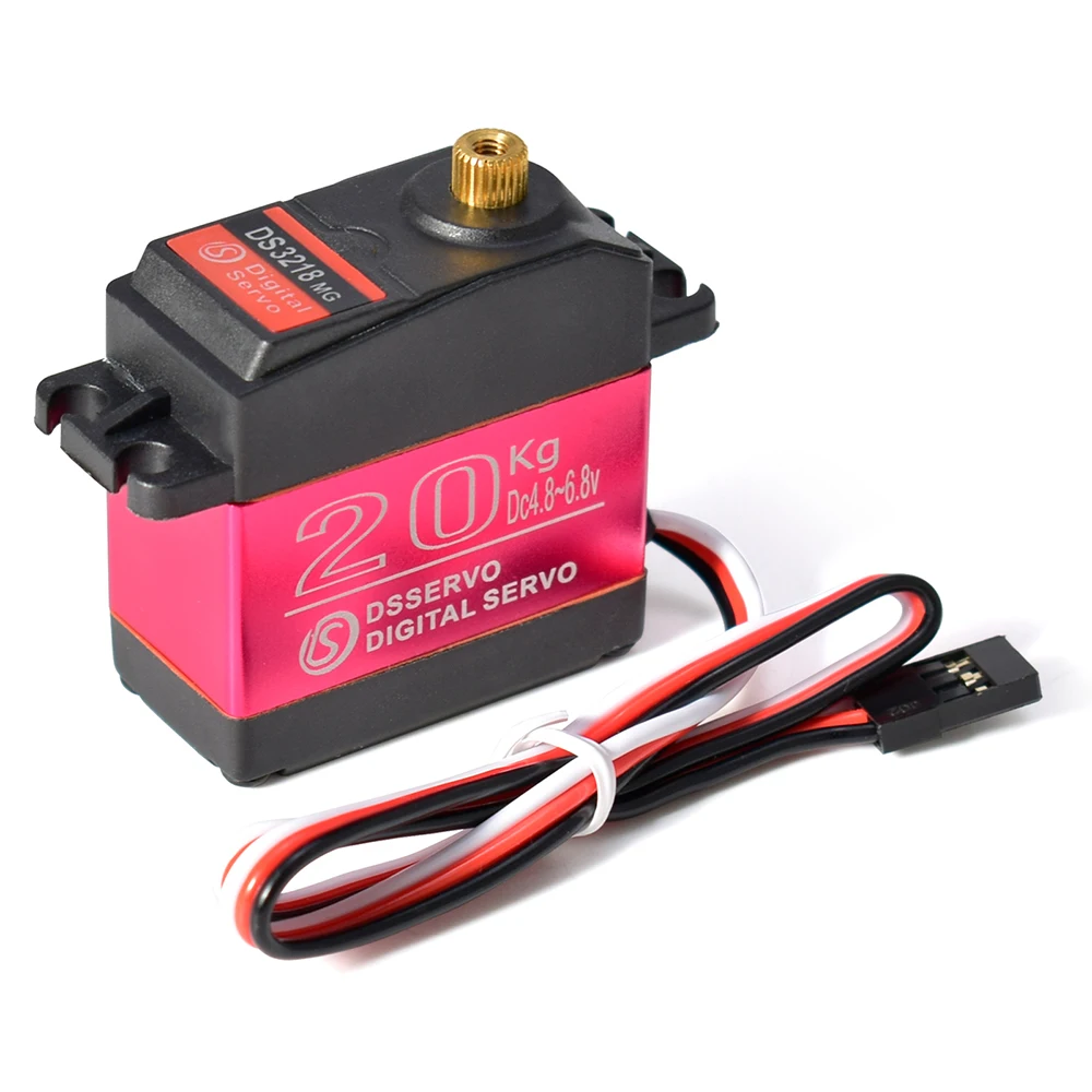 Dsservo Waterproof Servo DS3218 20KG DS3225 25KG DS3235 35KG Metal Gear Digital Servo for 1/8 1/10 RC Cars