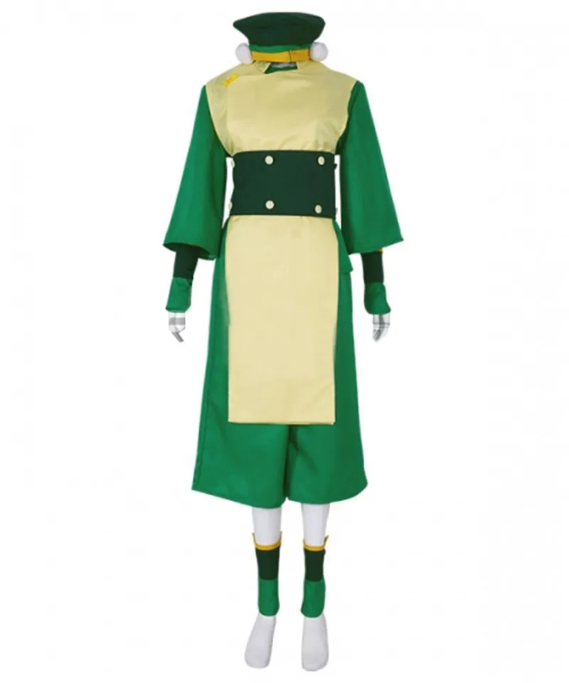 

Avatar The Last Airbender Cosplay Toph Beifong Cosplay Costume Adult Uniform Fancy Suit Custom Made L321