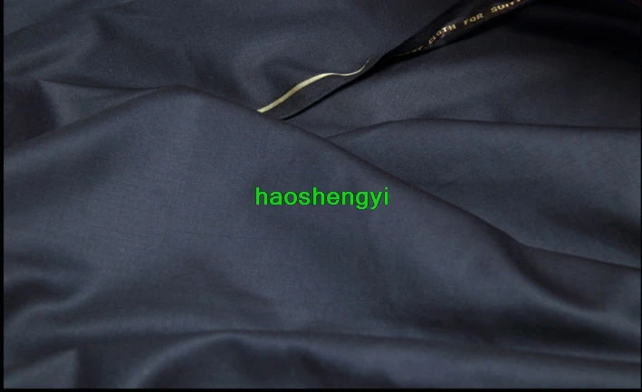 Italian high-quality imported twill texture spun wool garment fabric