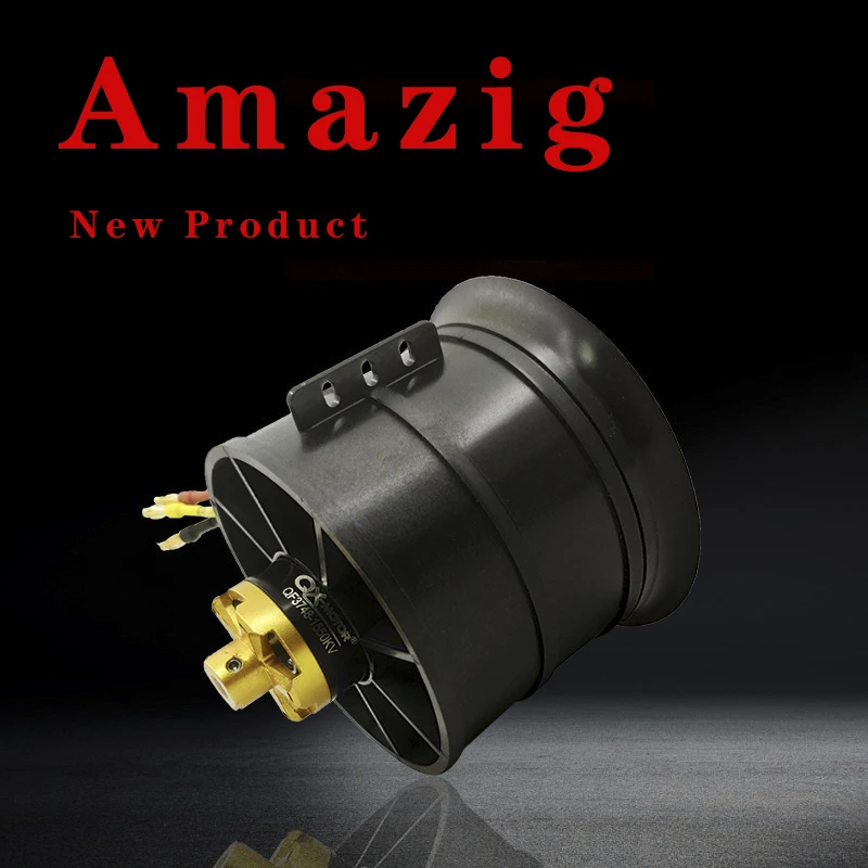 QX-MOTOR 90mm 12 Blades Ducted Fan EDF Unit With 6s 8s 12s Version Brushless Motor For RC Airplane Model Plane Parts