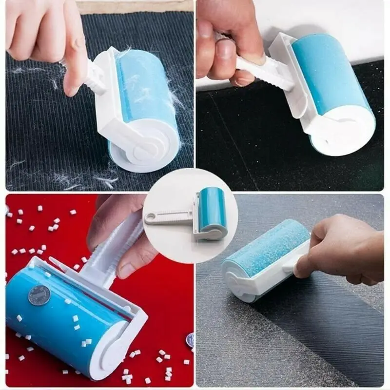 Reusable Gel Lint Roller Strong Viscose Washing With Water Sticking Device Sticking Roller Sticking Hair Remover Clothes Roller