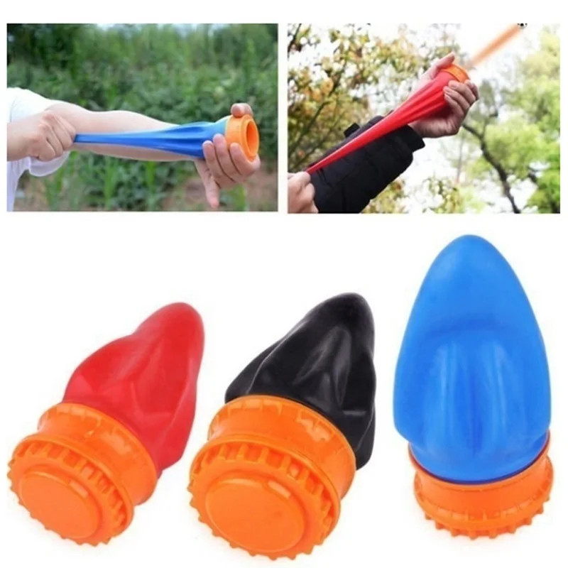 Tactical Pouch Gear Outdoor Slingshot Cup Fun Toy Soft Elastic Latex Sleeves Pocket Shot Game Shooting Target for Outdoor Sports