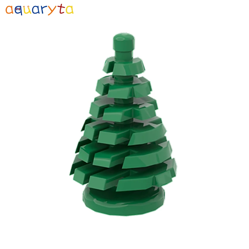 

Aquaryta Building Bricks 2x2x4 Small Pine Christmas Tree Compatible with 2435 DIY Assembles Particle Toys for Children