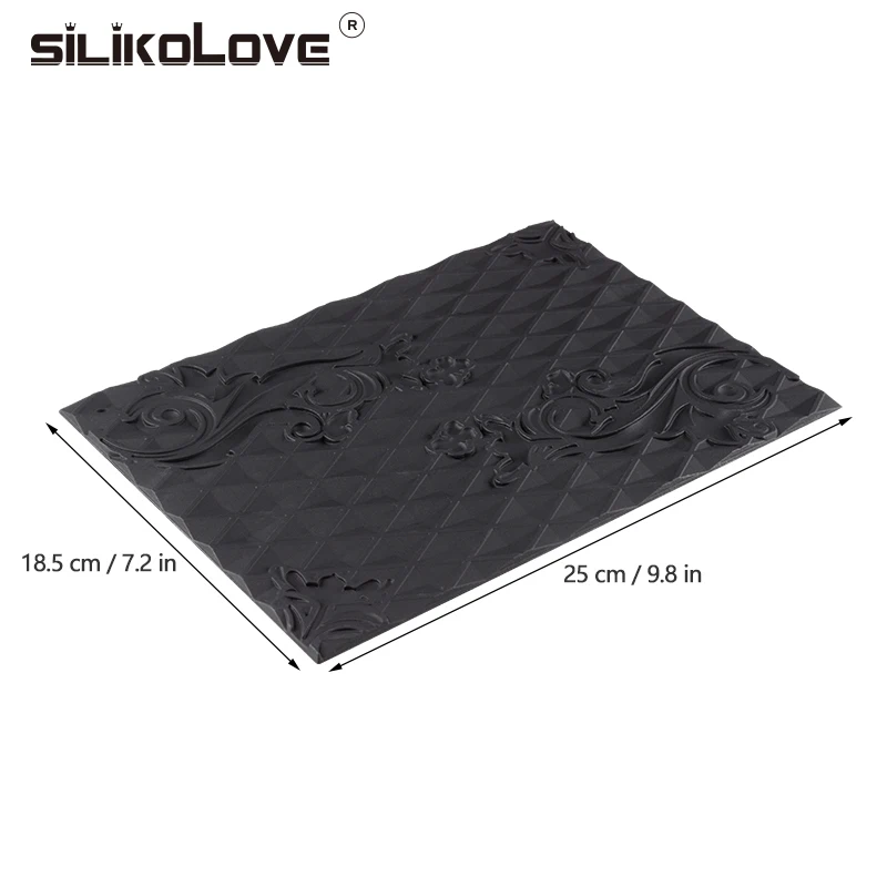 SILIKOLOVE DIY Silicone Mould Heat Resistant Texture Mat Mold Kit Mousse Baking Dessert Christmas Molds Mats Freedom Combination