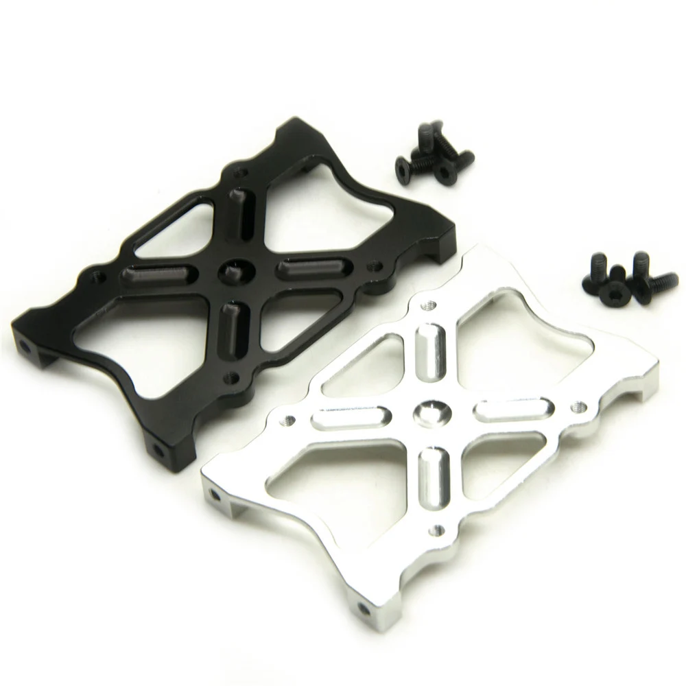 YEAHRUN Metal Alloy Chassis Brace Beam Mounting Fixed Bracket Plate for Axial SCX10 1/10 RC Crawler Car Parts Accessories