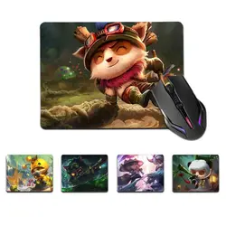 FHNBLJ Top Quality League of Legends Teemo Gamer Speed mouse Retail Small Rubber Mousepad mouse da gioco all'ingrosso più venduto