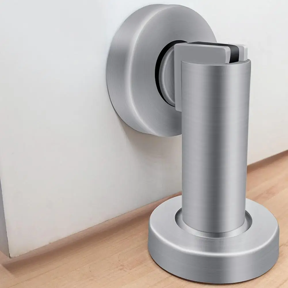 Magnetic Door Stopper Stainless Steel Holders Catch Floor Noiseless Doorstop инструменты