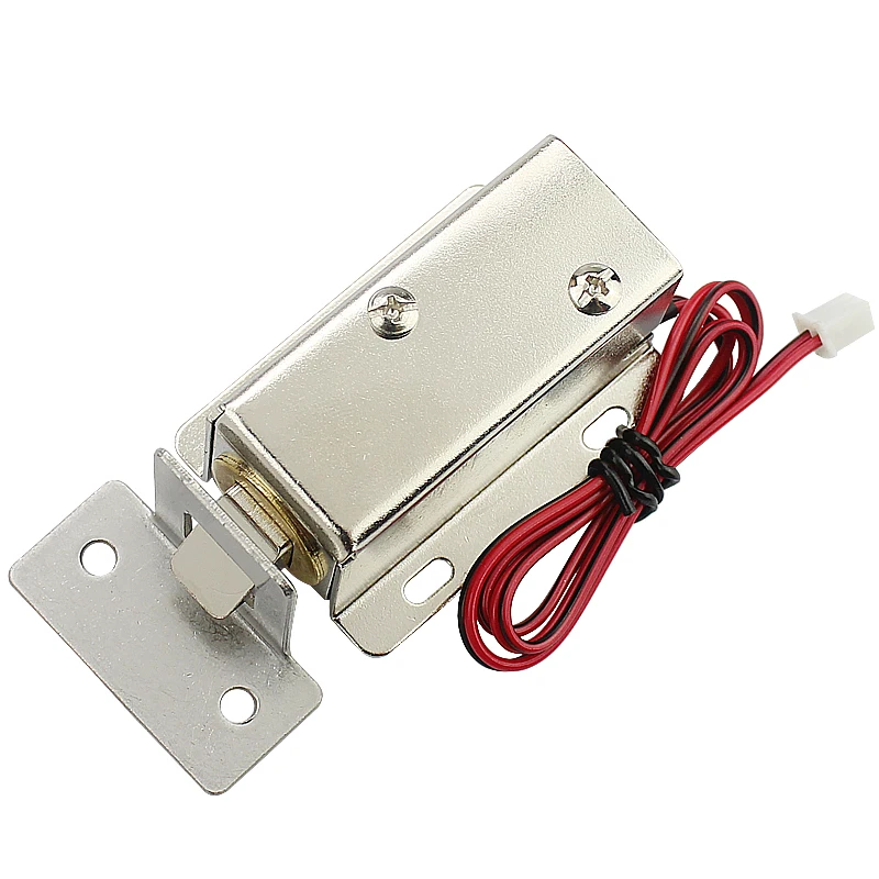 Small Electric Lock DC 12V24V Electronic Lock Mini Electric Bolt Lock Electronic Door Lock Access control lock drawer lock