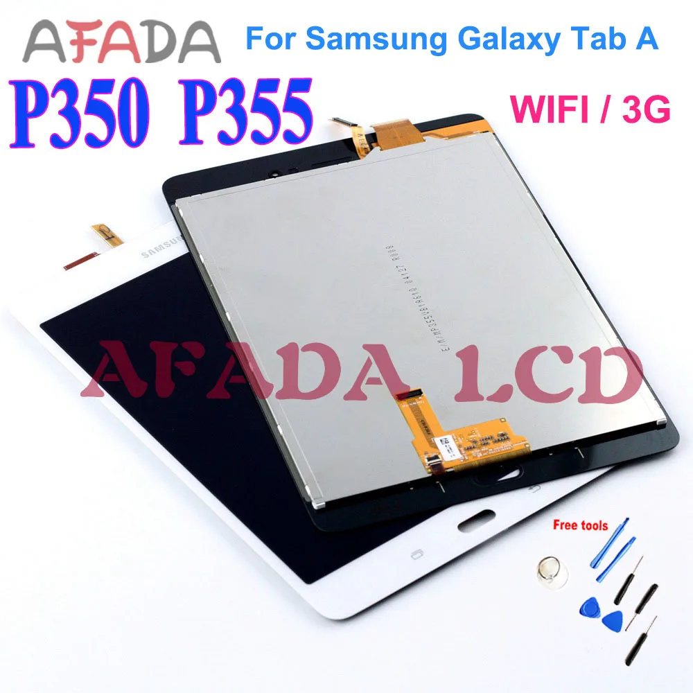 

8,0 "ЖК-дисплей для Samsung Galaxy Tab A SM-P350 P350 SM-P355 P355, ЖК-дисплей, сенсорный экран, дигитайзер, стекло в сборе 8,0 SM-P355