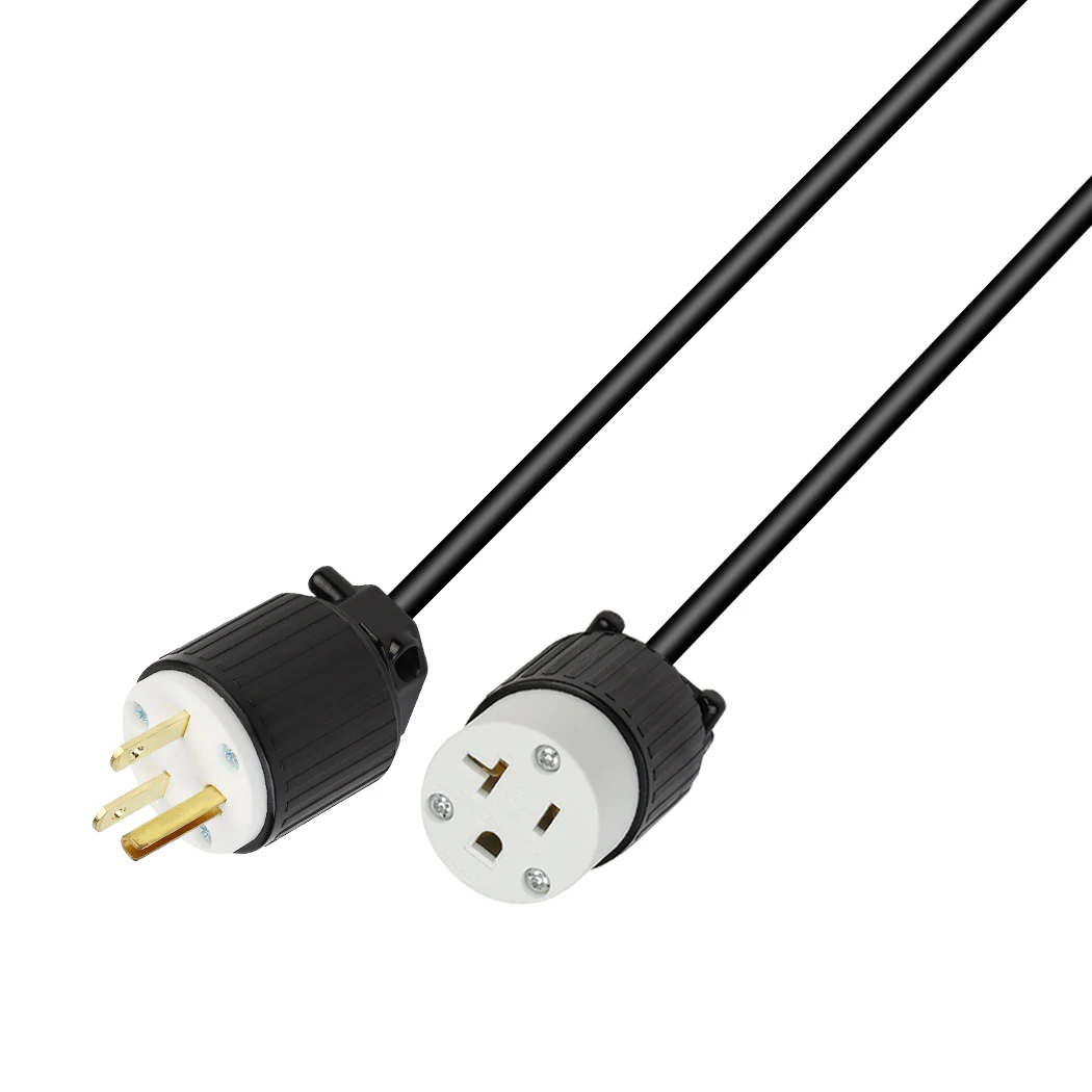 Jorindo NEMA 6-15P เป็น5-20R สายแปลงไฟมาตรฐานอเมริกันปลั๊ก3ขา6-15P เพื่อ5-20R ซ็อกเก็ต3รู