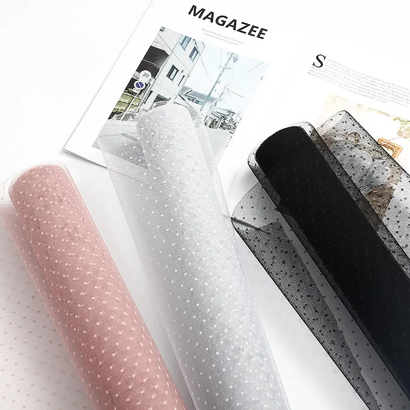 10 Yard High Quality Korea Flower Bouquet Floral Wrapping Paper Mesh Gift Packaging Material