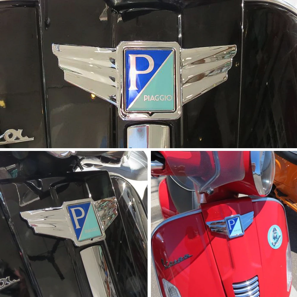 Motorcycle Chrome Wings Case for Piaggio Vespa GTS300 GTS 300 Super