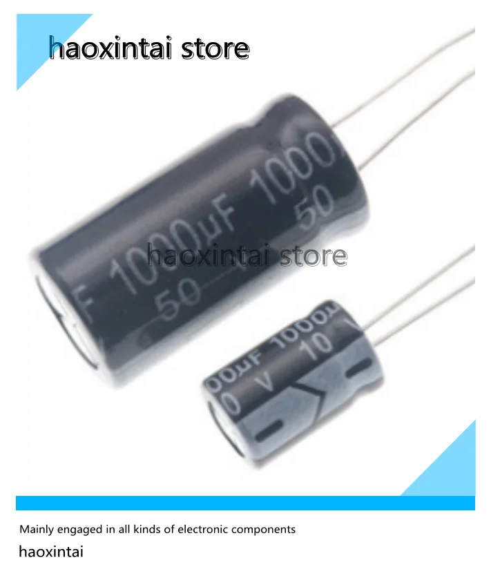 In-line aluminum electrolytic capacitor 680UF 10V 16V 25V 35V 50V 63V 450V 1000UF 10V 16V 25V 35V 50V 63V 100V