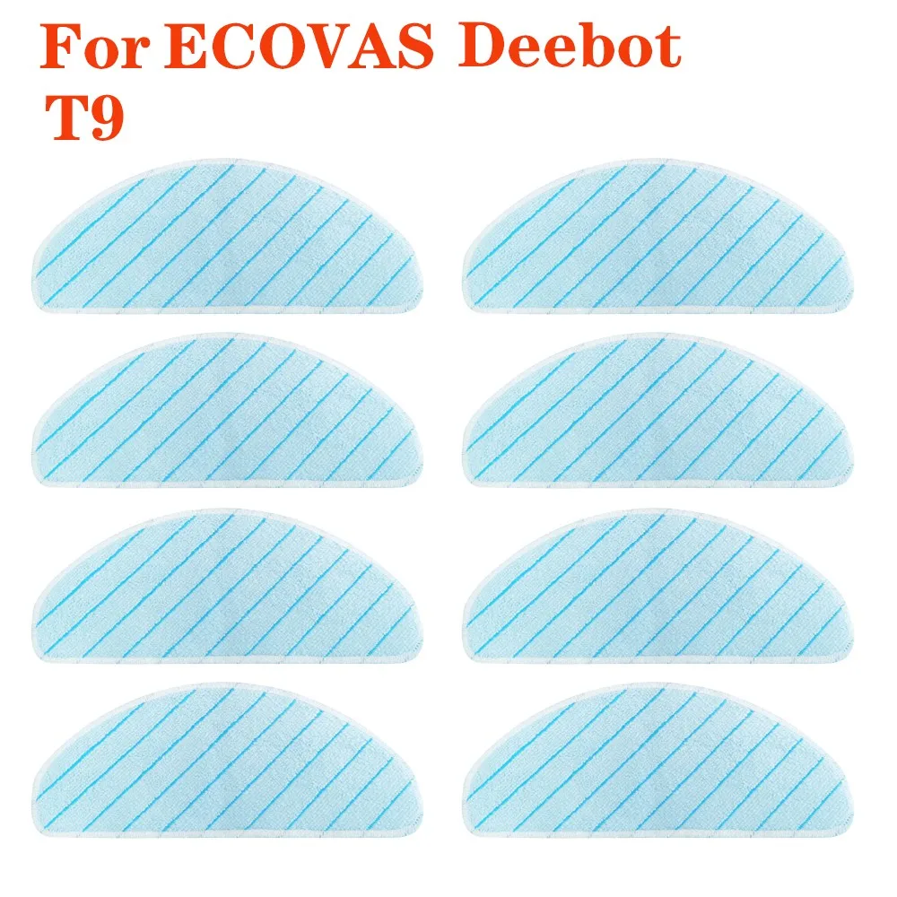 Paño de mopa lavable para Robot aspirador Ecovacs Deebot, Ozmo T9 AIVI T9 PRO T9 MAX T9, piezas de repuesto, almohadilla de mopa
