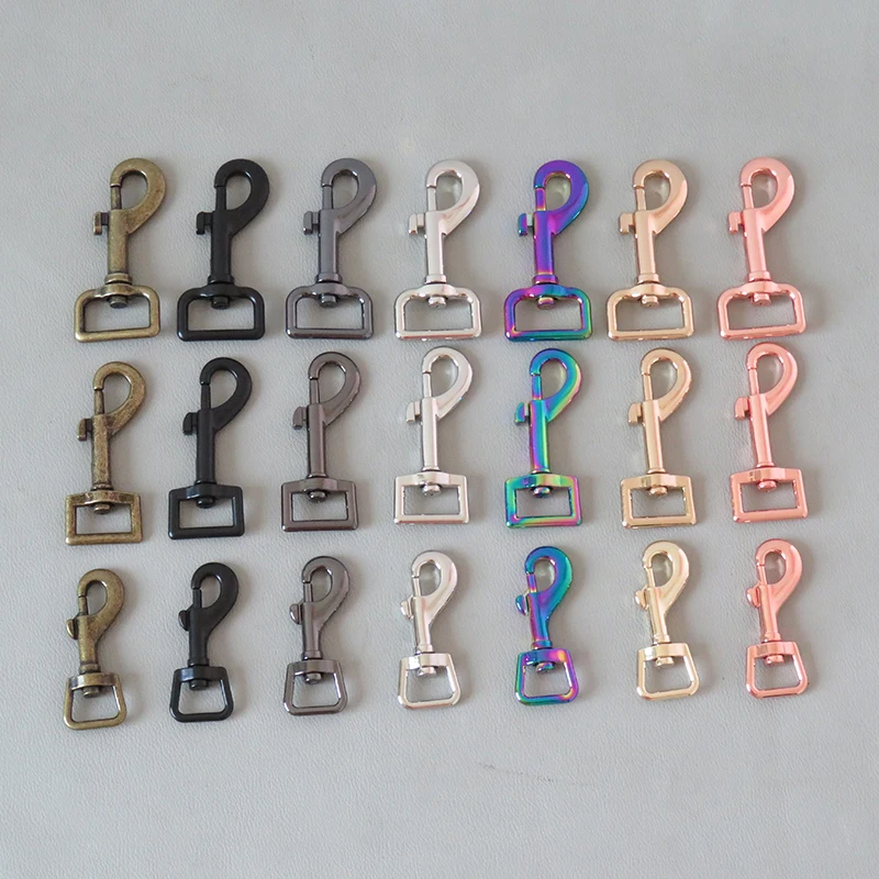 10PCS 15mm 20mm 25mm Metal Belt Buckle Lobster Clasp Trigger Clip Loop For Dog Pet Leads Leash Snap Hook Sewing DIY Accessory