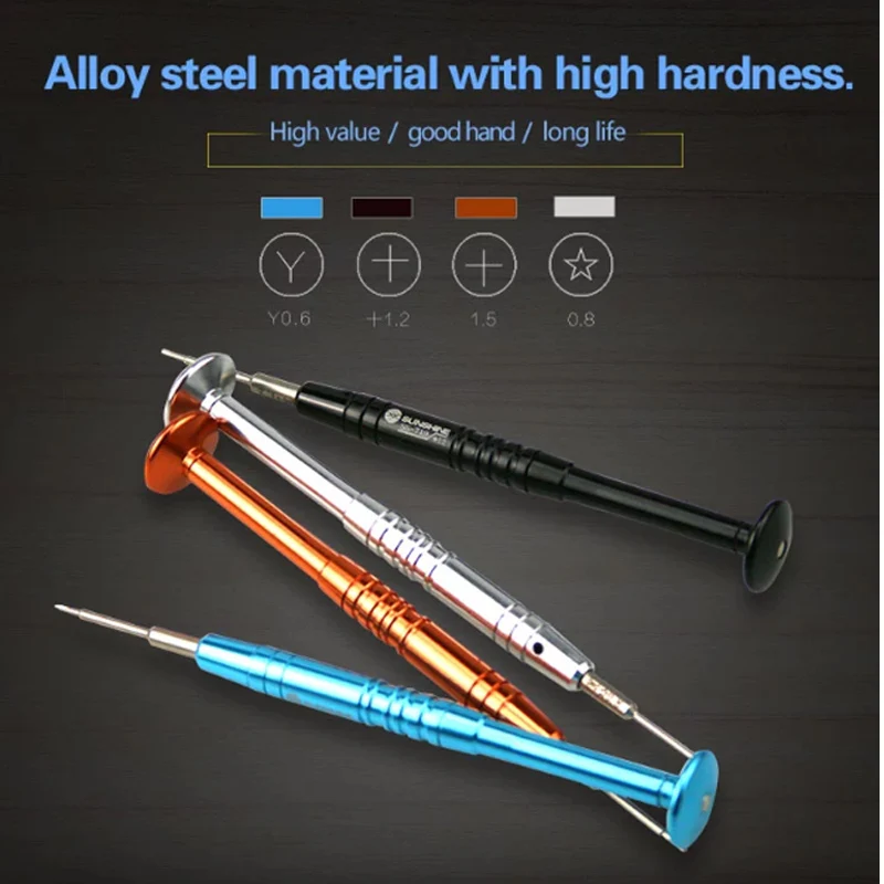 SUNSHINE SS-719 Professional Precision alloy steel Screwdriver Tool Kit for iPhone Sumsung Tablet Macbook Xbox Cellphone PC