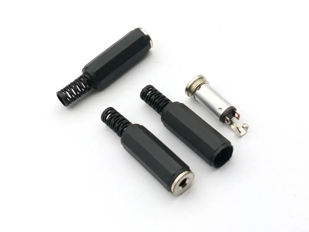 10pcs 3.5mm Female Stereo Adapter Jack Plug Audio connector Socket Connector Fit For Stereo Audio