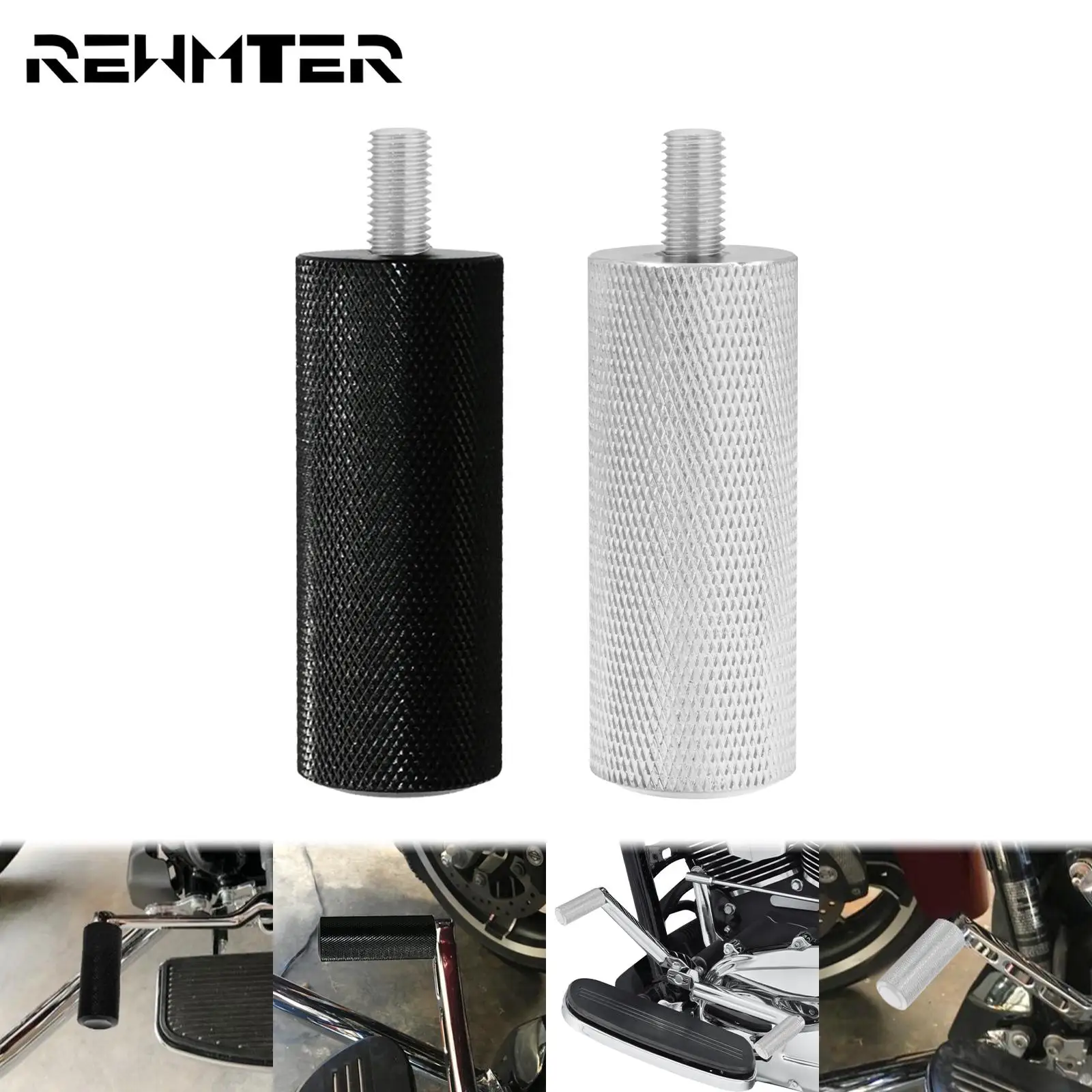 Motorcycle Shift Gear Lever Shifter Peg Foot Peg Rest Black/Chrome For Harley Sportster XL Softail Dyna Touring Road King FatBoy