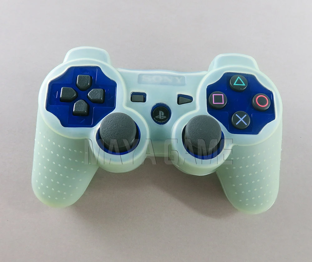Juste de protection en silicone multicolore pour manette Playstation 3, étui en peau pour PS3, 2 pièces