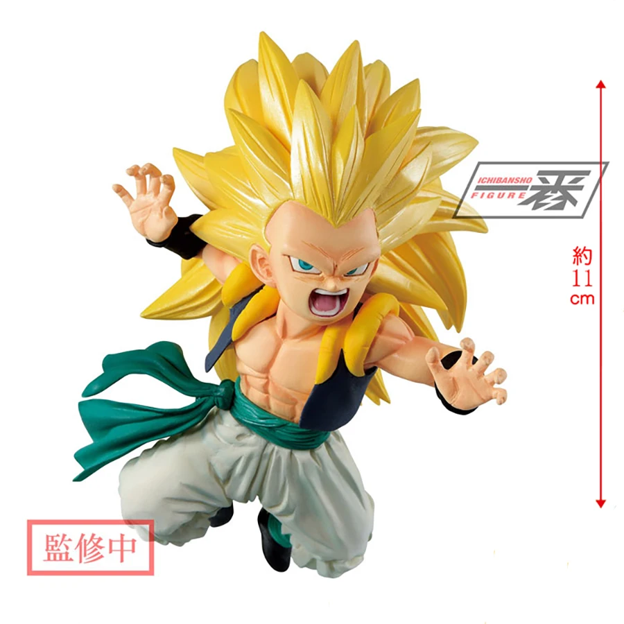 Original Banpresto ICHIBANSHO FIGURE Dragon Ball Super RISING SSJ3 Gotenks Action Figure Collectible Model Figurals Brinquedos