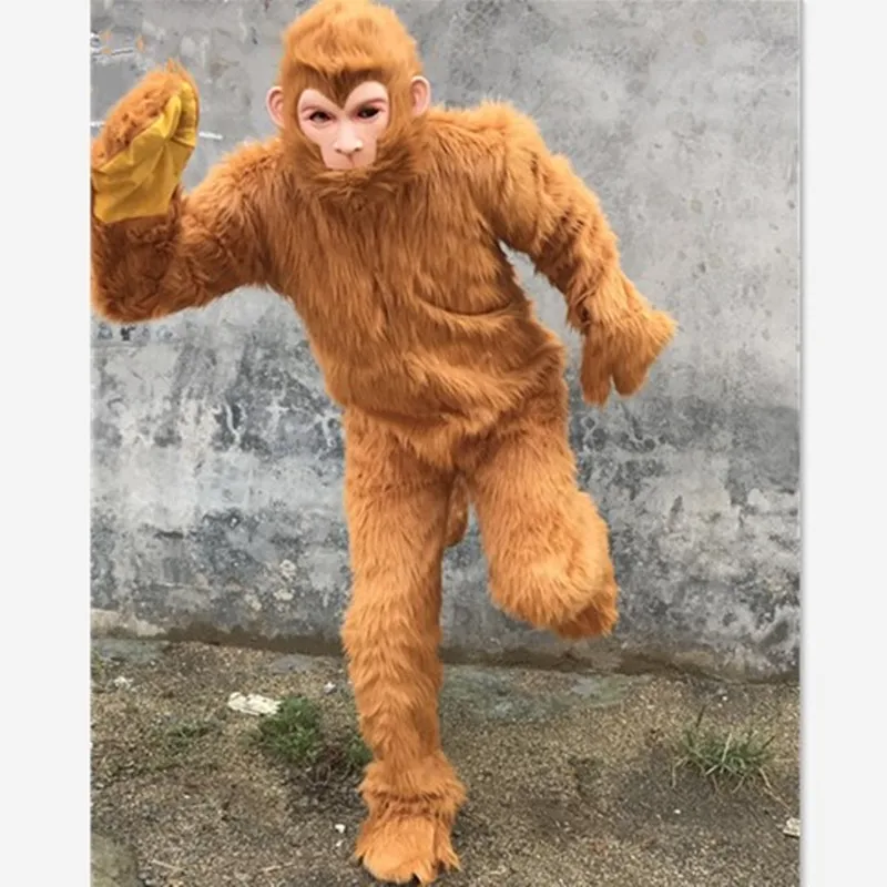 

customized monkey fur jumpsuit Chinese traditional story role play journey to the West Sun Wukong costumes Monkey King Costume