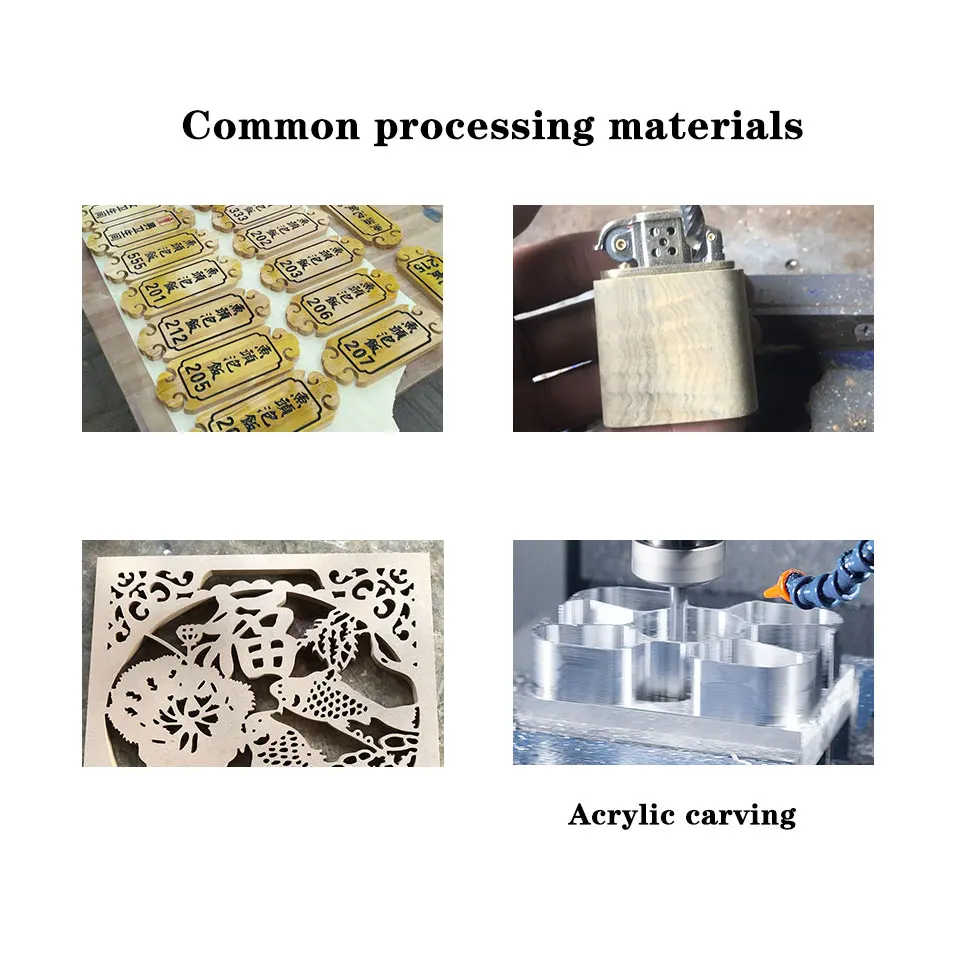 HUHAO 10pcs/lot Shank 3.175mm Router Bit Single Flute End Mill Carbide Spiral MDF  PVC Milling Cutter Length 3 To 42mm