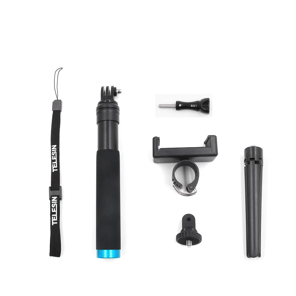 Uitschuifbare Statief Handheld Monopod Pole Voor Dji Osmo 2 Gopro 10 9 8 7 6 5 4 Max Insta360 R Telefoon Selfie Stok Accessoires