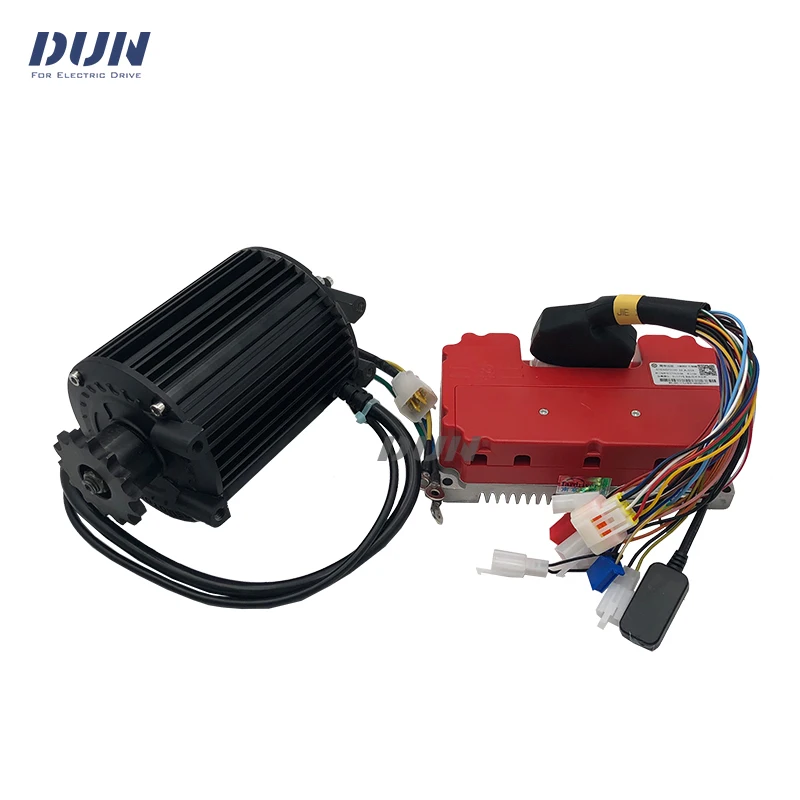 QS90 1KW 72V 60KPH 3500RPM PMSM Mid Drive Motor Kits with Fardriver ND72260 Sine Wave Controller