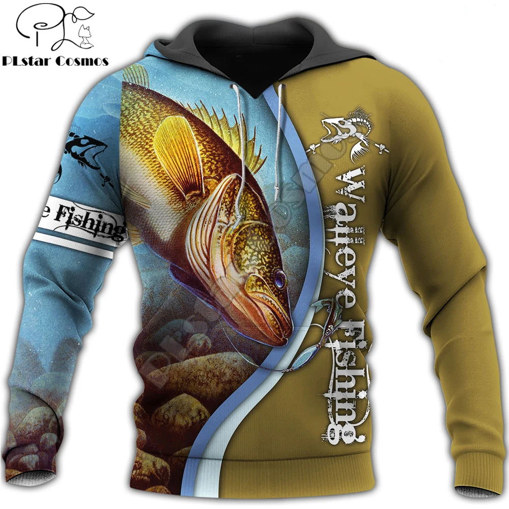 

Beautiful Walleye Fishing 3D All Over Printed Unisex Deluxe Hoodie Men Sweatshirt Zip Pullover Casual Jacket Tracksuit DW0312