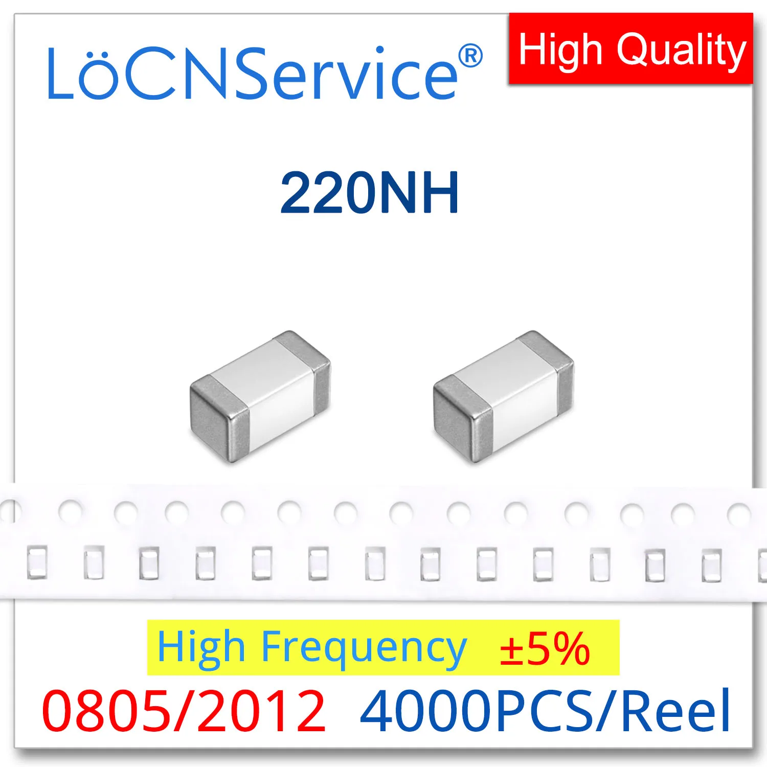 

LoCNService 0805 2012 4000PCS 5% 220NH High Frequency Multilayer Chip Ferrite Inductors High Quality