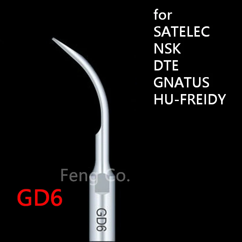 

GD6 Dental Ultrasonic Scaler Tips Scaling Endo Perio Fit SATELEC NSK DTE GNATUS HU-FREIDY Handpiece Dentist Teeth Whitening