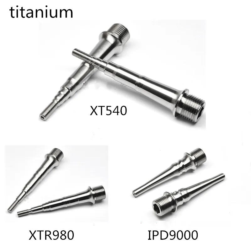 

Bicycle pedal titanium axle for shimn bicycle XT540 XTR980 IPD9000 titanium bearing ultra light