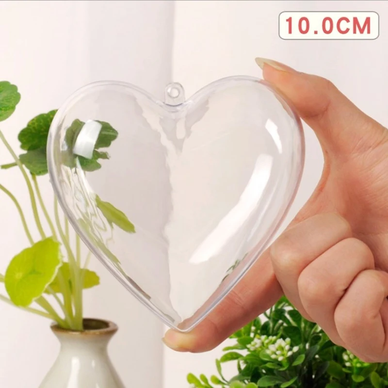 Molde de bomba de baño con forma de huevo de corazón redondo, Bola de plástico transparente, accesorios de bomba de baño, herramienta de baño de