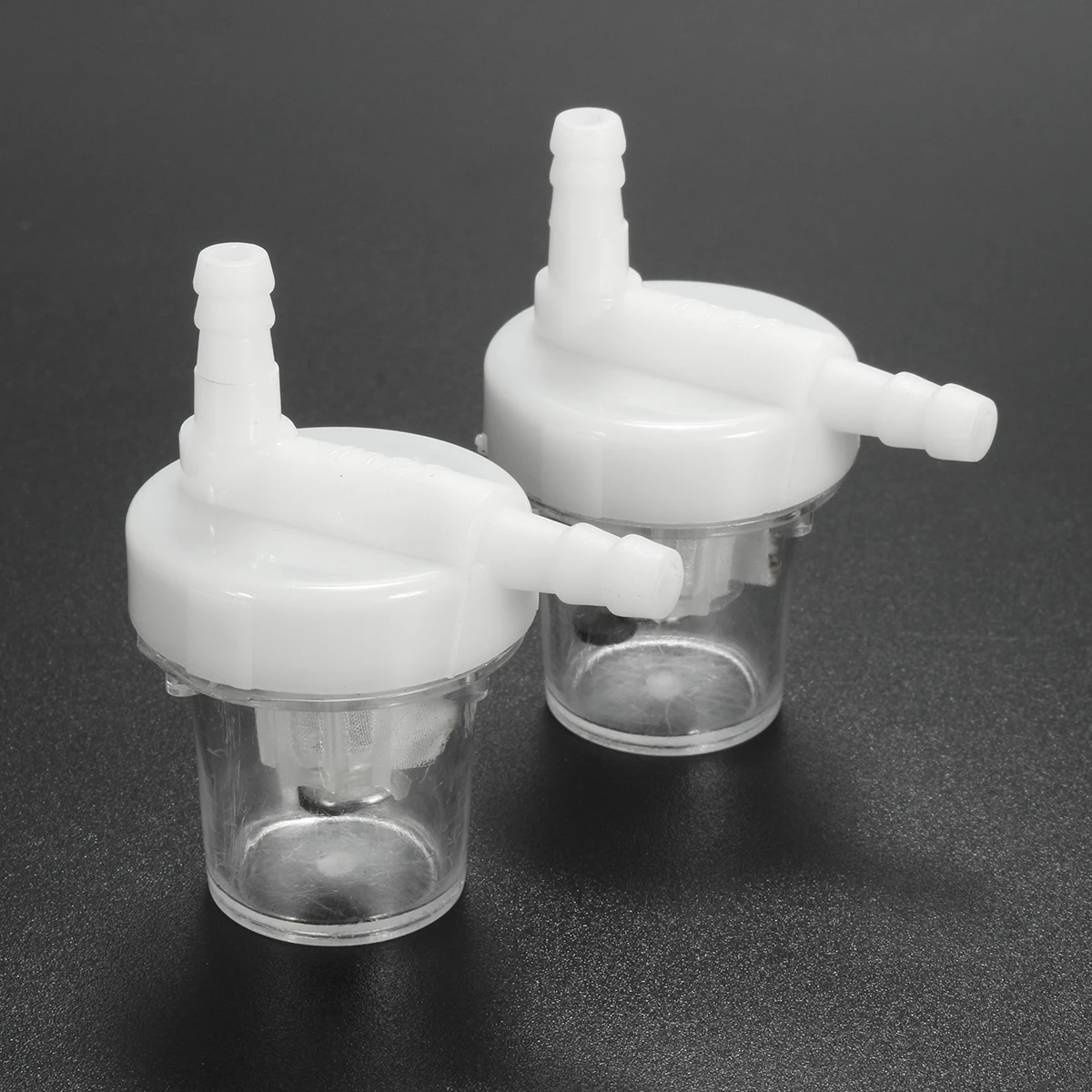 1 قطعة واضح دائم العالمي 1/4 "دراجة نارية البنزين مرشح الوقود للغاز النفط حفرة الترابية دراجة ATV جميع أنواع موتو باستخدام 6 مللي متر خط الوقود