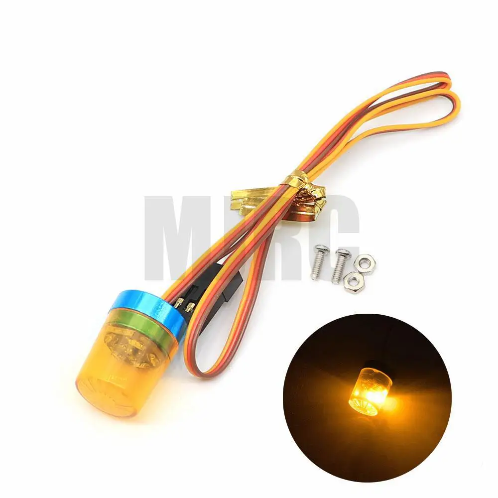 Multi-function LED Lamp Strobing-blasting/Flashing/Rotating Light for 1/10 RC Model Car 1:14 Tamiya Tractor RC Engineering Truck