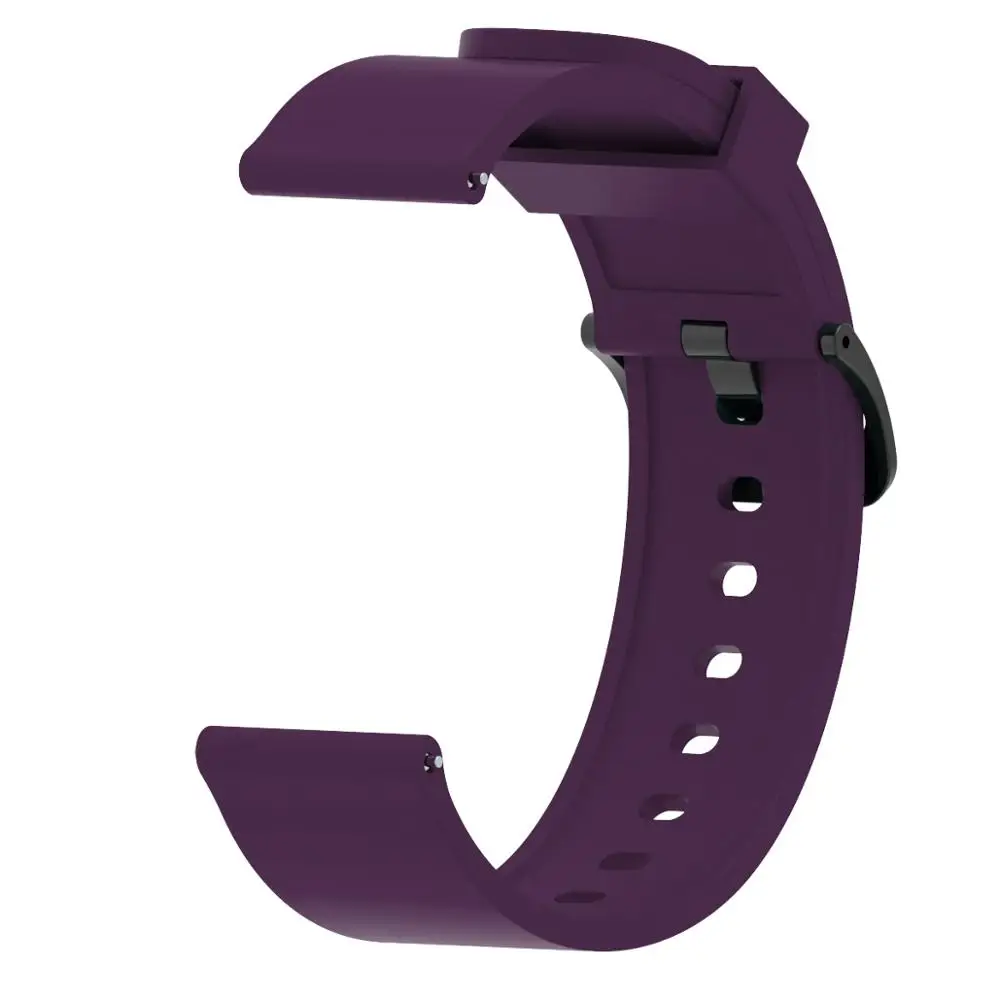 Pulseira de silicone para Huami Amazfit Bip Lite, pulseira de relógio de substituição, Pop Pro, U, S, 20mm